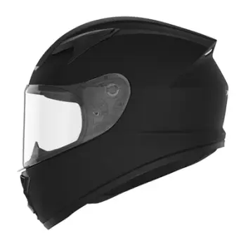 Helmetë integrale moto Nox N731, për fëmijë, polikarbonat, e zezë