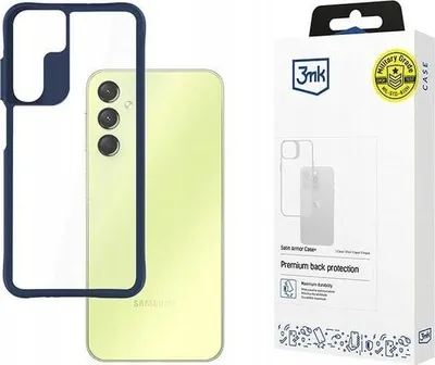 Futrollë 3MK Satin Armor Case+, për Samsung Galaxy A25 5G, mbrojtje e fortë, blu - 1