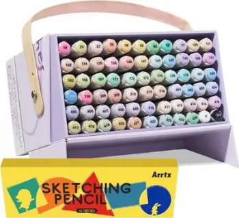 Set markuesish Arrtx OROS, 66 copë, bojë alkooli, ngjyra pastel
