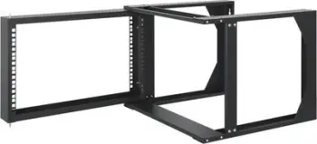 Raft muri rrjeti Intellinet 19", 6U, kornizë e hapur me mentesha, i zi