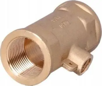 Pjesë lidhëse bronzi Bmeters Tee T 15, G 1/2", për sensor temperature