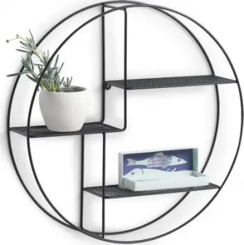 Raft muri Zeller, metal, 55 cm, i zi