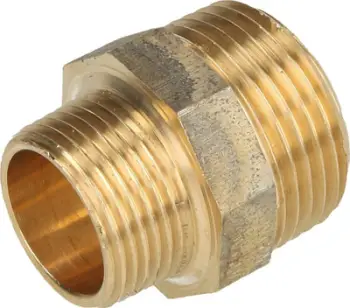 Pjesë lidhëse bronzi Red Brass Type 3245, nipël i reduktuar 1 1/4" në 1"