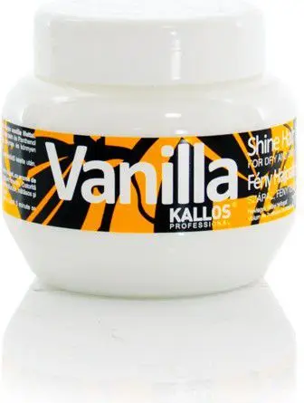 Maskë flokësh Kallos Vanilla Shine, 275ml, për flokë të thatë
