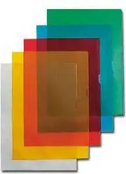 Futrollë dokumentesh ESSELTE PREMIUM L A4, 150 mikron, transparente e verdhë, set 25 copë