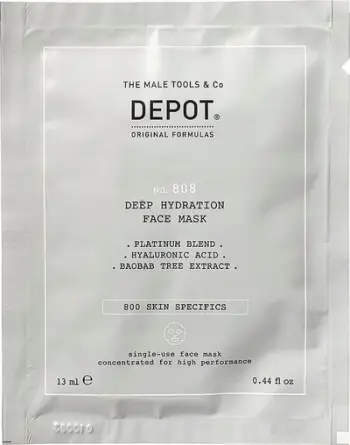 Set maska faciale Depot 800 Skin Specifics No. 808, acid hialuronik, 12 copë, 13ml