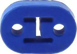 Varëse sportive auspuhi TurboWorks Type 1, vrimë montimi 11 mm, 73x48x20 mm, blu