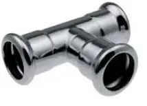 Pjesë lidhëse çeliku Steel Kan 634.03.34, TEE për tuba Fi 66.7 mm, metalike
