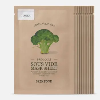 Set maska për fytyrë Skinfood Sous Vide, Broccoli, 10 copë