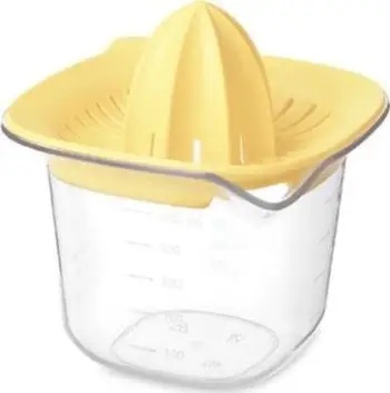 Shtrydhëse agrumesh Brabantia Juicer Plus TASTY+, 0.5L, plastike, e verdhë