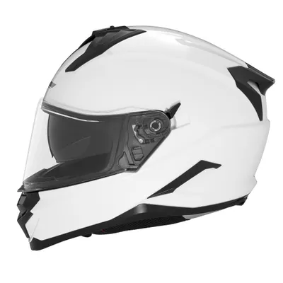 Helmetë integrale Nox N304S, polikarbonat, sistem double D ring, e zezë - 1