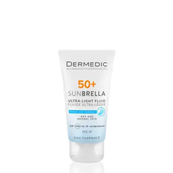 Krem fluid për lëkura normale dhe të thata Dermedic SUNBRELLA SPF50+, 40ml