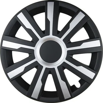 Kapak rrote Mirage LEOPLAST, 15", zi/ argjendtë - 1