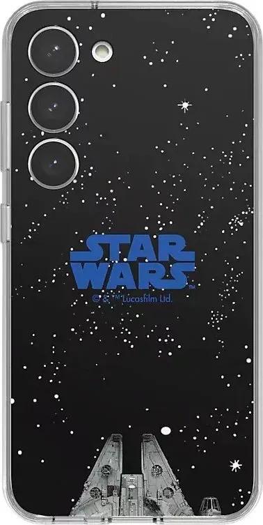 Futrollë mbrojtëse Samsung Frame Star Wars për Galaxy S23, kornizë, e zezë - 1