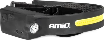 Dritë koke AMiO 03241, LED, 400 lm, e zezë - 1