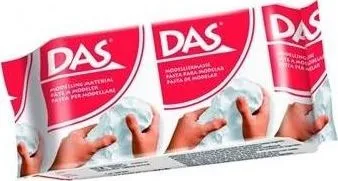 Argjilë modeluese DAS Air Hardening, 150g, e bardhë - 1