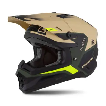 Helmetë krosi Cassida Cross Cup 2 Napa, polikarbonat, ECE 22.06, shumëngjyrëshe mat