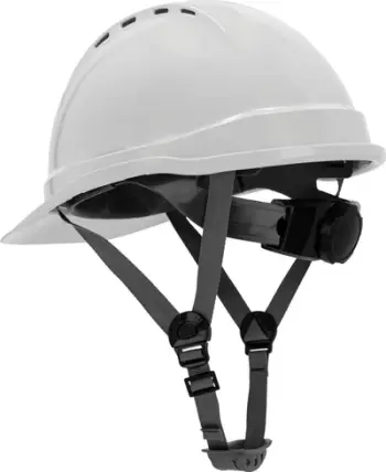 Helmetë mbrojtëse Lahti, ventilim, kategoria II, e bardhë
