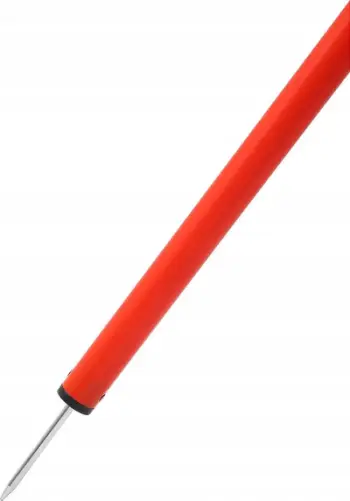 Shtyllë trajnimi Hammer-in Slalom Pole, 170 cm, maje metalike, e kuqe