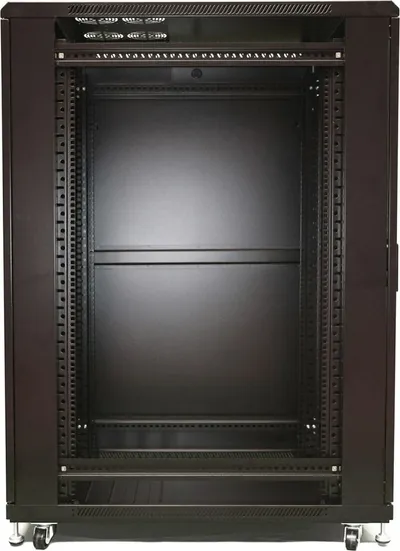 Raft qëndror rrjeti ExtraLink Standing Cabinet, 19", 32U, i zi - 2
