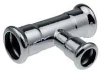 Pjesë lidhëse tee KAN-therm Steel, 66.7x28x66.7, çelik