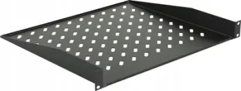 Raft rack 19" Lanview RAS205BL, ngarkesë 30 kg, i zi