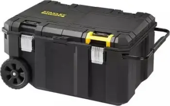 Kuti veglash Stanley FatMax PRO-STACK FMST17870-1, me rrota, me kapak të hapjes së shpejtë, e zezë