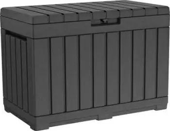 Arkë ruajtëse Kentwood Box 190L, plastike, për kopsht, grafit