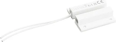 Detektor magnetik sipërfaqësor Satel K-1 2E, kontakt reed, 2EOL NC, i bardhë - 1