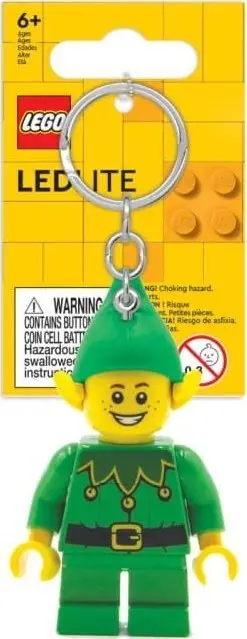 Vath çelësash LEGO Minifigures Light Elf, me drita LED, me bateri, shumëngjyrësh