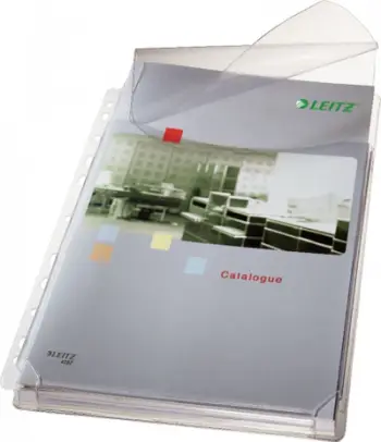 Mbështjellëse dokumentesh Esselte LEITZ, formati A4, me kapak, transparente