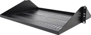 Raft serveri StarTech 2U, për rack 19", i ventiluar, çelik i zi