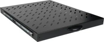 Raft rrëshqitës për kabinet 19" LevelOne Equip 280603 EZVS-19-1-80-B, 1U, 80 cm, i zi