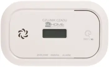 Detektor monoksidi karboni EL HOME CD-17A2v2300/B, me alarm zanor, i bardhë