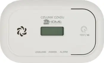 Detektor monoksidi karboni EL HOME CD-17A2V355/B, alarm zanor, ekran LCD, i bardhë