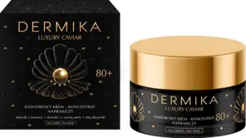 Krem fytyre Dermika Luxury Caviar 80+, ditë dhe natë, për lëkurë të pjekur