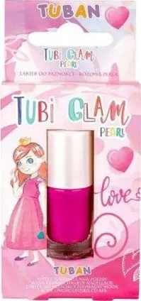 Llak thonjsh për fëmijë TUBAN Tubi Glam, pink pearl, efekt perlë