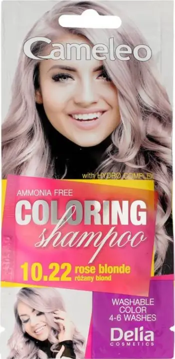 Shampo ngjyruese flokësh Delia Cameleo No. 10.22 Rosy Blonde, 1 copë