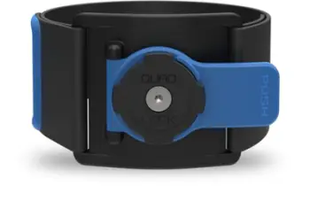 Armband sportiv për telefon Quad Lock Sports, rregullues, i zi dhe blu