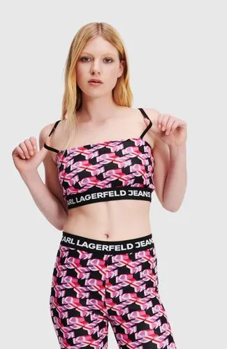 klj monogram jersey bandeau - 3