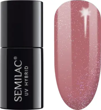 Llak thonjsh Semilac, 321 Shimmer Dust Caramel, 7 ml