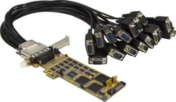 Kartë serike StarTech PEX16S1050LP, 16 porta RS232, PCI Express
