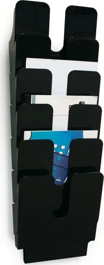 Rafte dokumentesh Durable Flexiplus, 6 konteinerë vertikal, A4, e bardhë