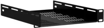 Rafte fikse për rack ISN ISN110, 10.5", 1U, i zi