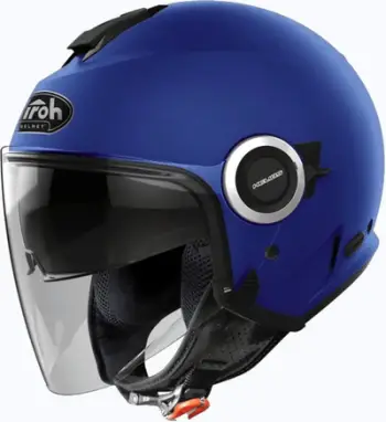 Helmetë moto Airoh Helios Color, open face, matt blue, madhësia L