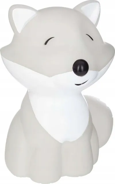 Dritë nate dhelpër, PVC, 17.5cm, me bateri AG13, e bardhë - 2