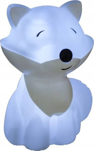 Dritë nate dhelpër, PVC, 17.5cm, me bateri AG13, e bardhë - 4