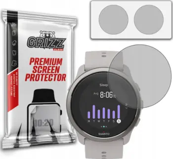 Film mbrojtës mat GrizzGlass për Suunto 5 Peak, set me 2 copë, transparent