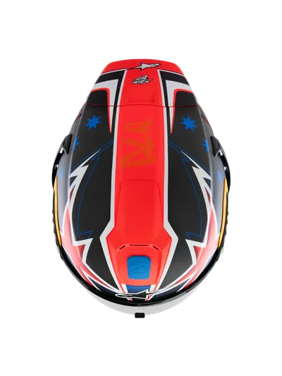 Helmetë moto Alpinestars Supertech R10, karbon kompozit, sportive, e zezë - 7