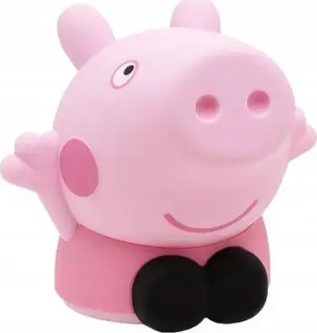 Dritë nate Paladone Peppa Pig, silikon, dekorative, rozë